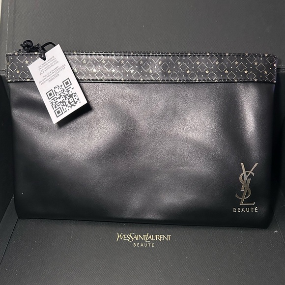 Yves Saint Laurent Beaute Flat Cosmetic Pouch - Picture 6 of 9